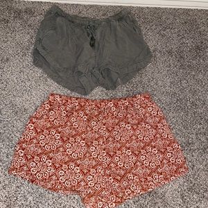 Aerie & forever 21 shorts bundle XS